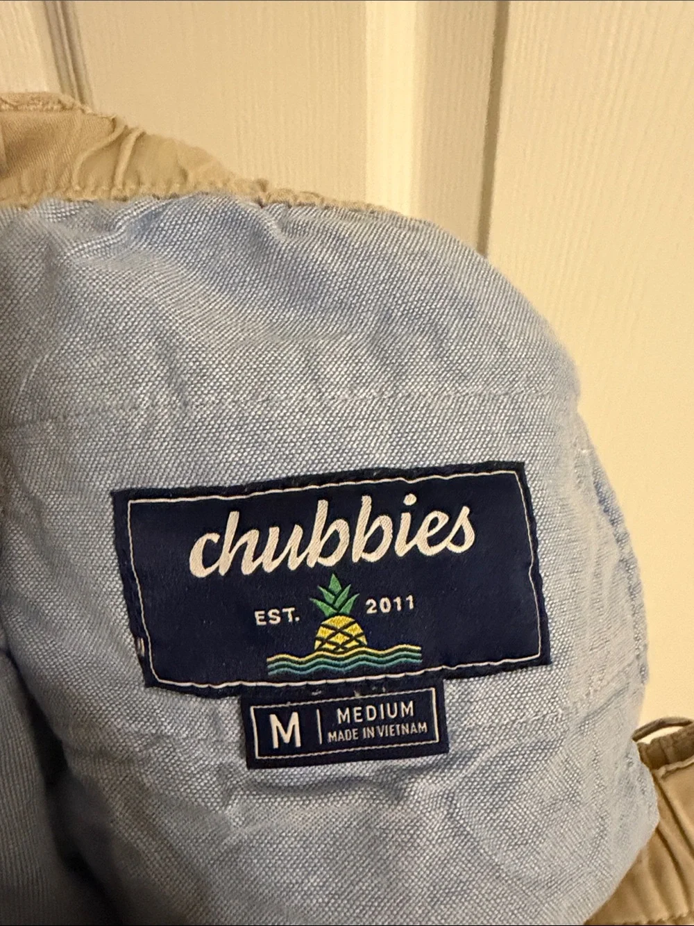 Chubbies Original Stretch Casual Shorts Khaki Tan